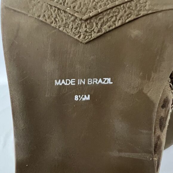 Matisse Size 8.5 Wilder Leopard Print Nubuck Leather Bootie - Picture 8 of 8